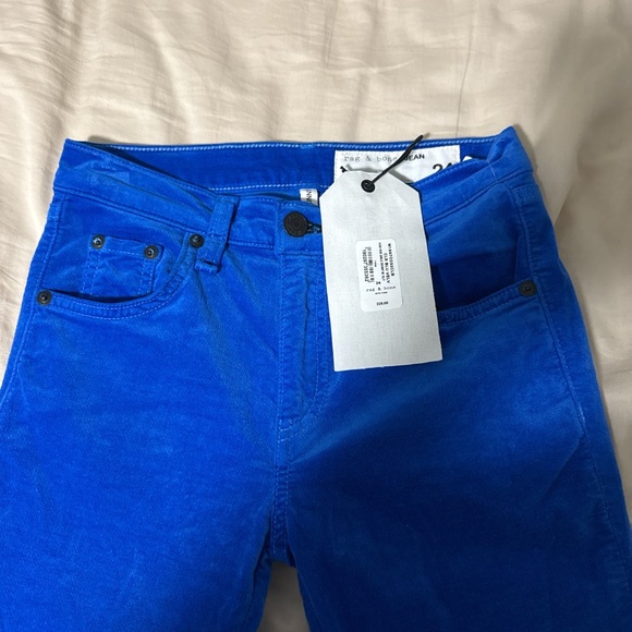 Rag & Bone Vibrant Blue Jeans - Picture 1 of 8
